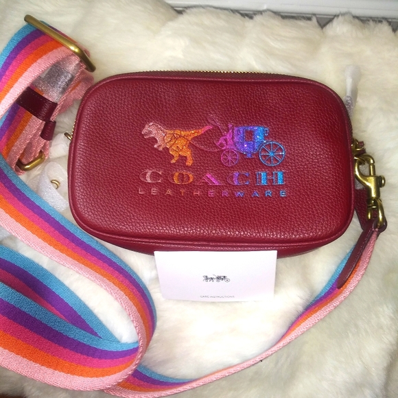 Coach Handbags - Coach Crossover with Rainbow Strap